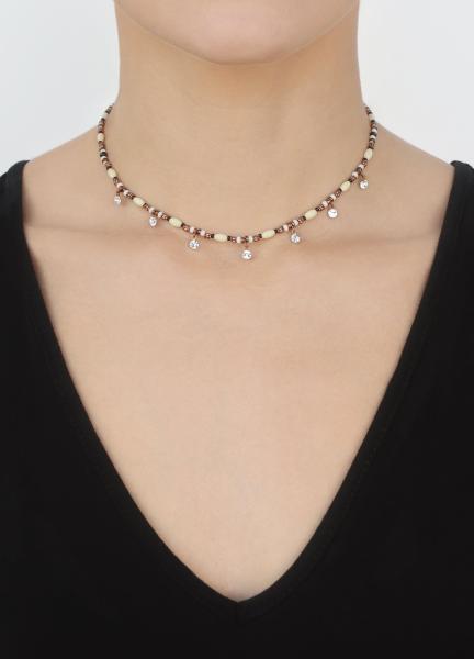 black/white - African Kiss - Konplott necklace